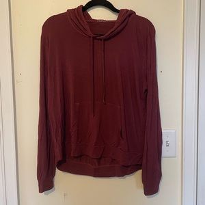 Brandy Melville Burgundy Hoodie